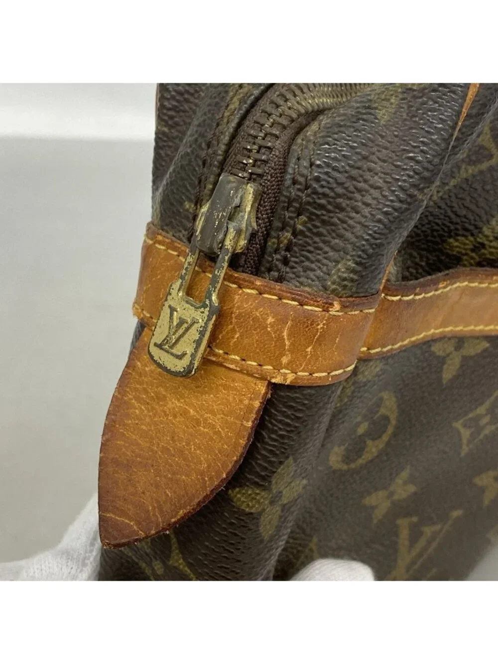 Louis Vuitton Clutch Monogram Compiegne 28 Brown